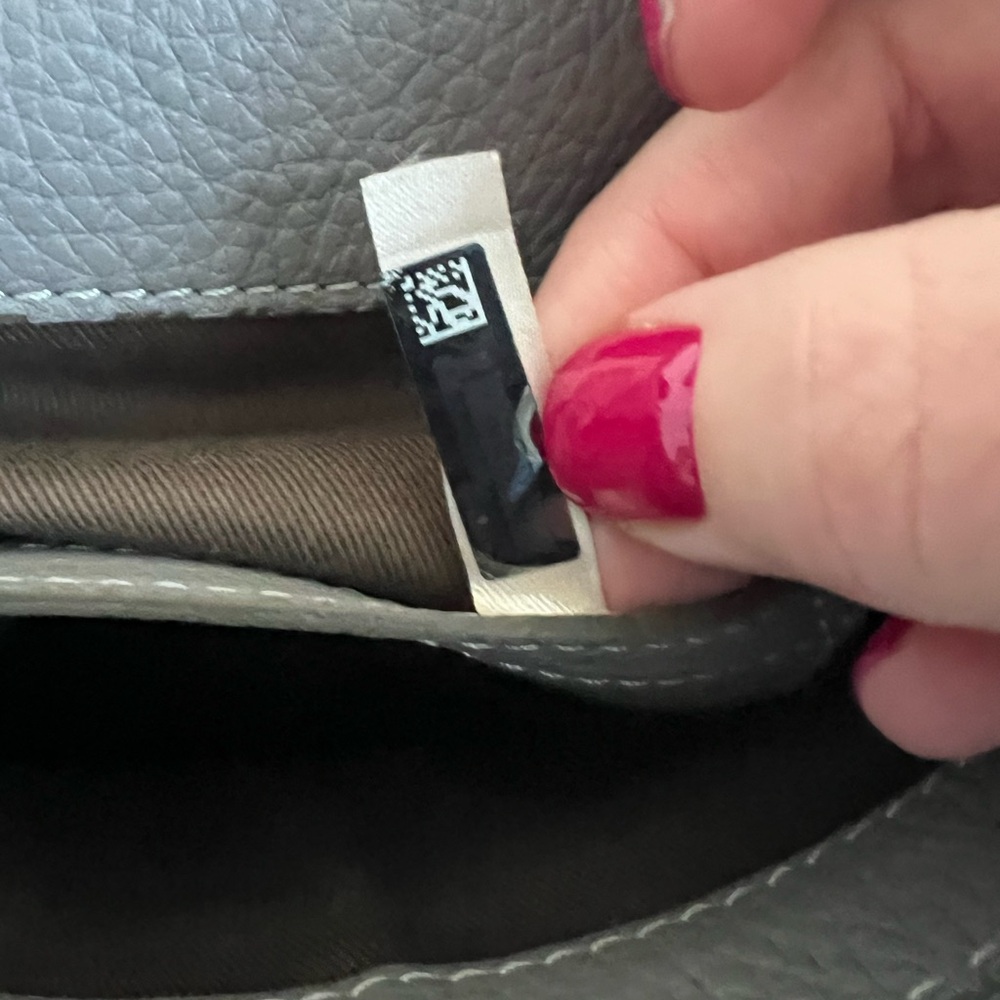 Chloe Marcie large Saddle bag grey - Picture 7 of 13